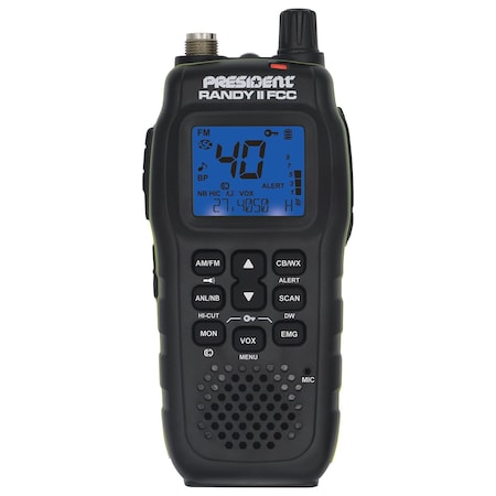 President Electronics Handheld Radio with Large LCD screen RANDYII